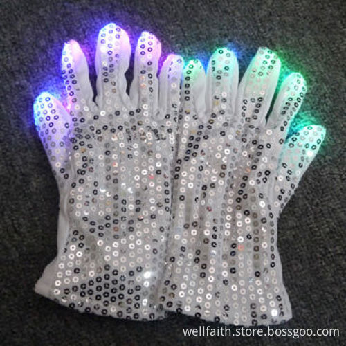 Flashing LED party glovesNew